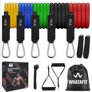 Home gym equipment: 11Pcs Resistance Bands New